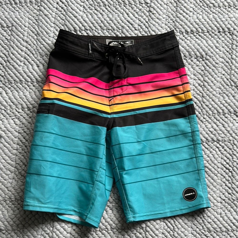 O’neill Multicolor Striped Boy Board Shorts